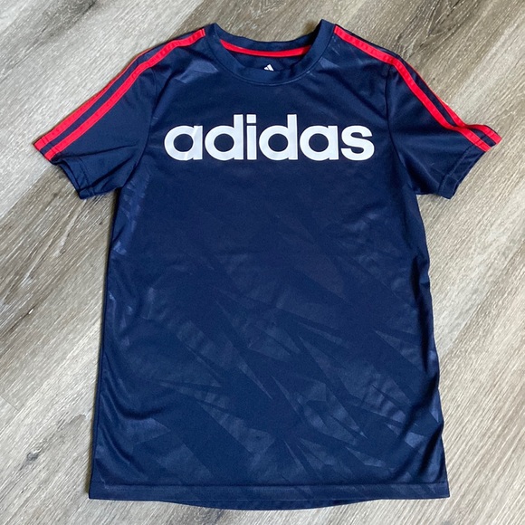 adidas Other - Adidas jersey shirt navy blue with red